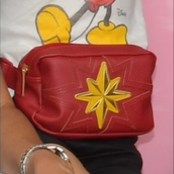 captain marvel sash purse